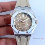 Copy Audemars Piguet Copy Royal Oak Offshore Diver Beige Watch 3126 Movement